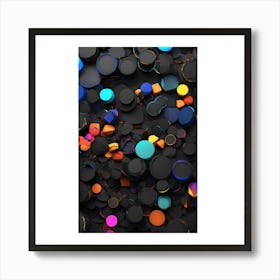 Abstract Circles Art Print