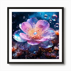 Iridescent Flower Art Print