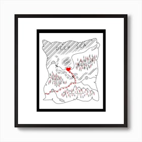 Map of Homeland Art Print