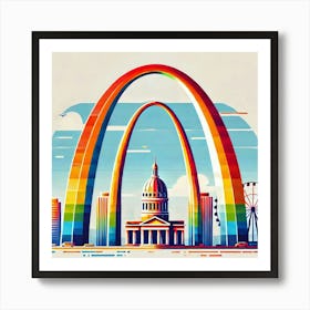 Gateway Arch 4 Art Print