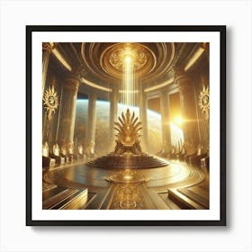 Radiant Throne Converted Art Print