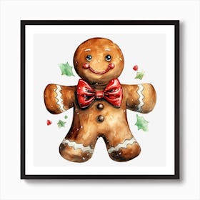 Gingerbread Man 20 Art Print