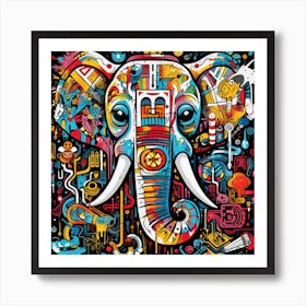 Elephant Art Print