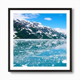 Glacier In Alaska Art Print