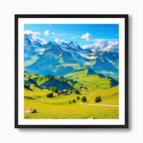 Switzerland Art Print