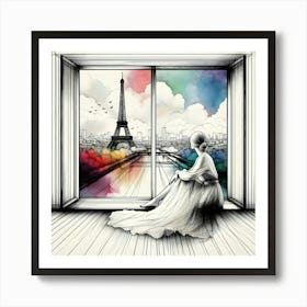 Paris 3 Art Print