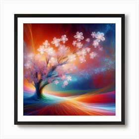 Cherry Blossom Tree 2 Art Print