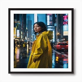 Rainy Day In Tokyo Art Print