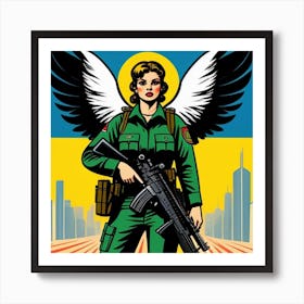 War angel 4 Art Print