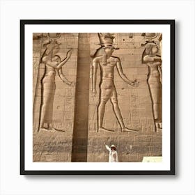 Egyptian Carvings Art Print