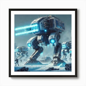 Tundra Walkers Art Print