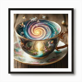 Tea Art 256 Art Print