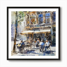 Amsterdam Coffee Culture Series 1 Art Print