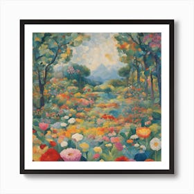 majestic flower Art Print