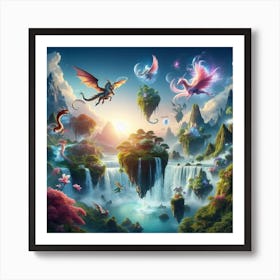 Fairytale Landscape Art Print