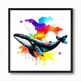 Whale Painting 1 Art Print