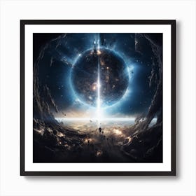 Mankind Breaking Through The Firmament #4 -Juangisme Art Print