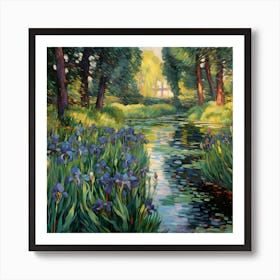 Spring Stitch Symphony 1 Art Print