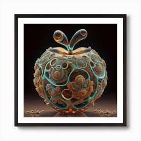 The glass apple an intricate design that adds to its exquisite appeal. 10 Art Print