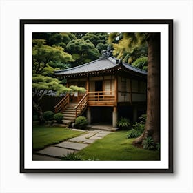 Japanese House Art Print 9 Art Print