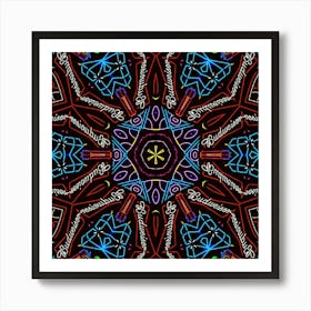 Abstract Mandala 2 Poster