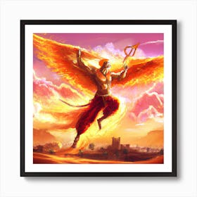 Protector of sandpolis Art Print