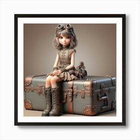 Steampunk Girl 29 Art Print