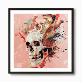 Skull Canvas Print 1 Art Print