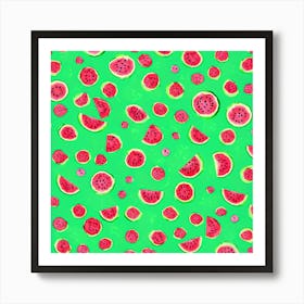 Watermelon Painting Art Print