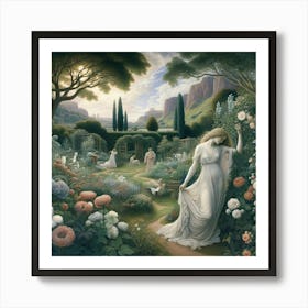 Garden Of Flowers 2 Art Print