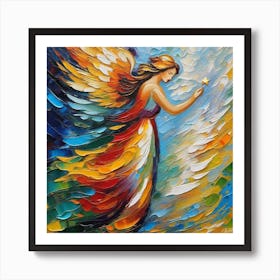 Angel 8 Art Print