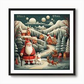 Santa Claus 37 Art Print