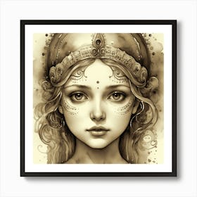 Ethereal Girl Art Print