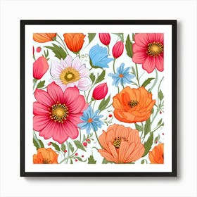 Flowers Plants Bouquets Decor Flower Decoration Garden Flower Shop Scent Romance Wallpaper Nature Art Print