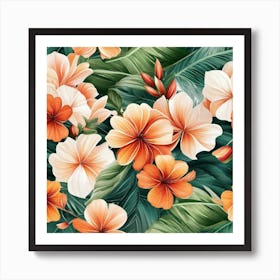 Hibiscus Wallpaper Art Print