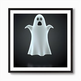 "scary" ghost Art Print