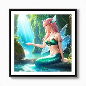 Mermaid 5 Art Print