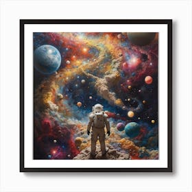 Space Explorer Art Print