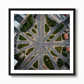 Intersections Photograph Intersections Where Paths Converge Or Diverge This Could Be A Bustling City 2544209119 Art Print