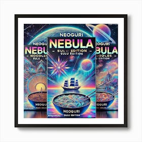 Neoguri Nebula Noodles Sulu Landmarks Packaging Scifi Art Print