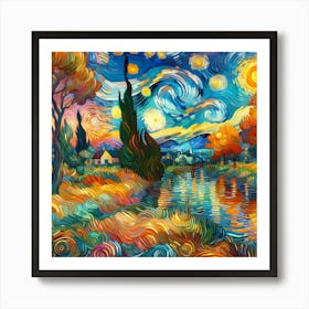 Starry Night 6 Art Print