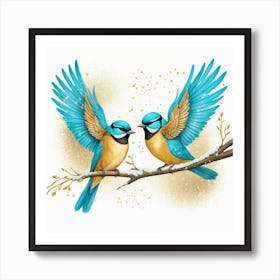 Blue Tit Art Print