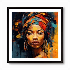 African Woman 56 Art Print