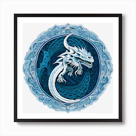 Water Dragon 2 Art Print