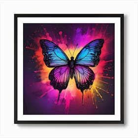 Colorful Butterfly 134 Art Print