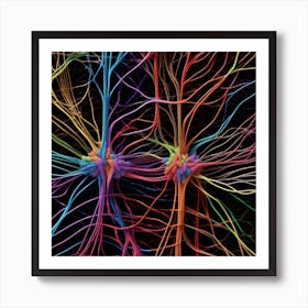 Colorful Brains 2 Art Print