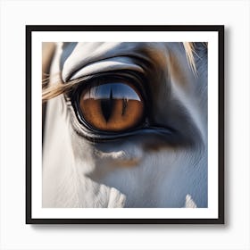 Eye Of A Horse 25 Art Print
