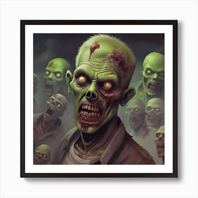 Zombie Art Print