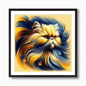 Persian Cat 01 Art Print