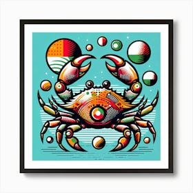 Crab. Art Print